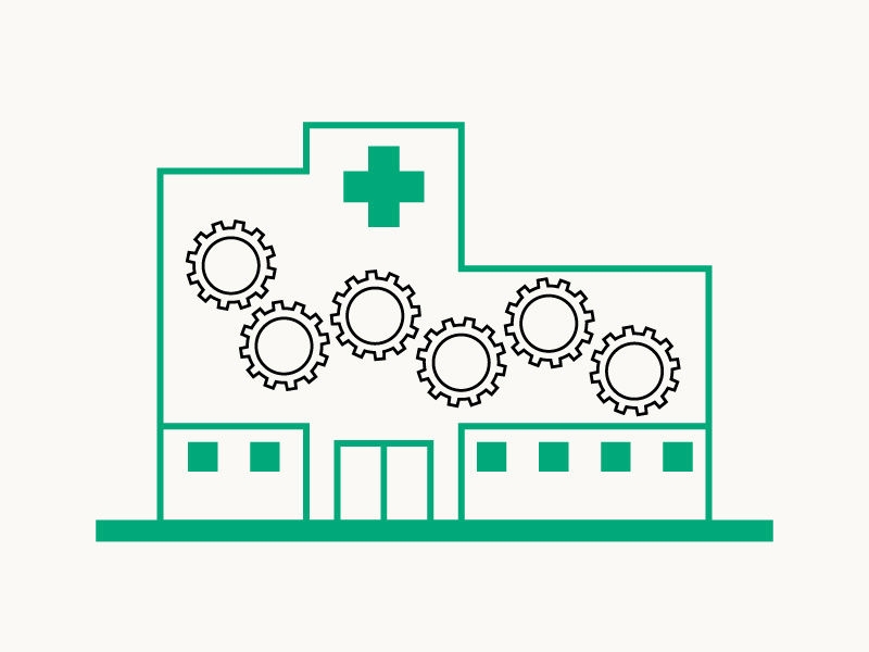 Ikon cssd épülettel és kerekekkel egymás mellett