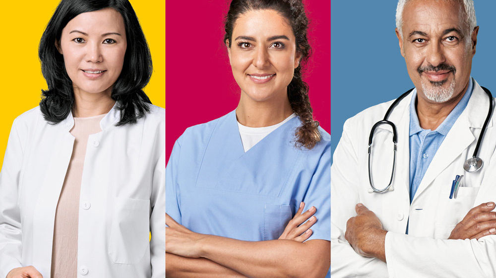 Gyógyszerész, ápoló és orvos