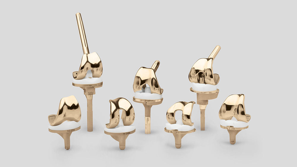 Különböző térdprotézisek