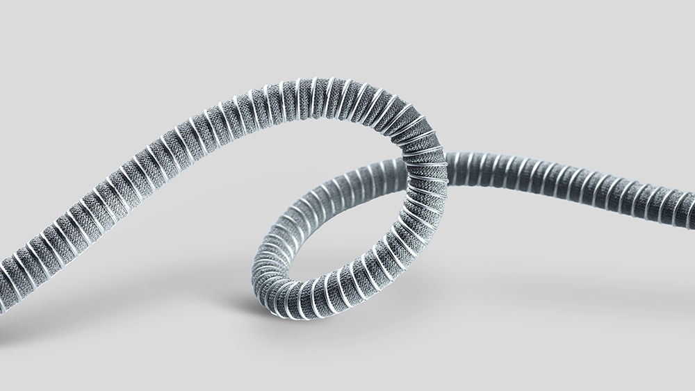 Silver Graft fonott, dupla velúr érprotézis poliészterből